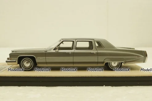 Cadillac Fleetwood 75 Limousine, Park Avenue Gray Poly, STM73102, Stamp Models 1:43