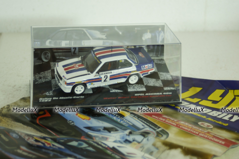 Opel Ascona 400 #2, Rally Monte Carlo 1982, Walter Rohrl/Christian Geistdorfer, Vencedores de Rally #13, Altaya 1:43 ( Чешская Серия) с журналом!