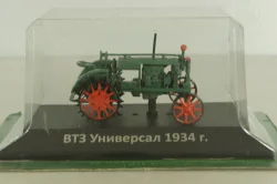 ВТЗ "Универсал" трактор 1934, зеленый, ТРАКТОРЫ история,люди,машины (Hachette) №4 1:43 Вариант 2 