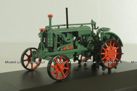 ВТЗ "Универсал" трактор 1934, зеленый, ТРАКТОРЫ история,люди,машины (Hachette) №4 1:43 Вариант 2 