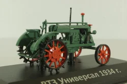 ВТЗ "Универсал" трактор 1934, зеленый, ТРАКТОРЫ история,люди,машины (Hachette) №4 1:43 Вариант 2 