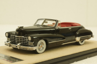 Cadillac Series 62 Convertible, open top, black, STM47303, Stamp Models 1:43