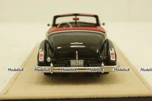 Cadillac Series 62 Convertible, open top, black, STM47303, Stamp Models 1:43