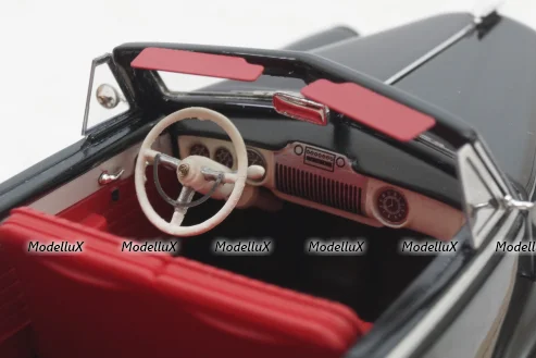 Cadillac Series 62 Convertible, open top, black, STM47303, Stamp Models 1:43