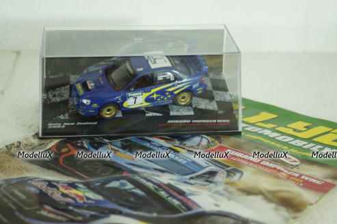 Subaru Impreza WRC #7, Rally New Zeland 2003, Petter Solberg/Phil Mills, Vencedores de Rally #27, Altaya 1:43 ( Чешская Серия) с журналом!