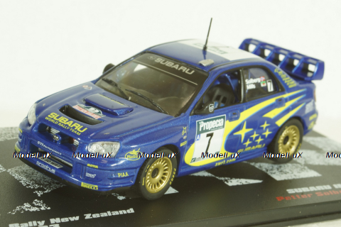 Subaru Impreza WRC #7, Rally New Zeland 2003, Petter Solberg/Phil Mills, Vencedores de Rally #27, Altaya 1:43 ( Чешская Серия) с журналом!