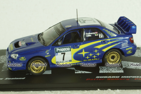 Subaru Impreza WRC #7, Rally New Zeland 2003, Petter Solberg/Phil Mills, Vencedores de Rally #27, Altaya 1:43 ( Чешская Серия) с журналом!
