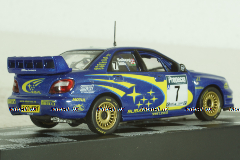 Subaru Impreza WRC #7, Rally New Zeland 2003, Petter Solberg/Phil Mills, Vencedores de Rally #27, Altaya 1:43 ( Чешская Серия) с журналом!