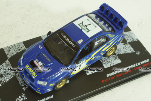 Subaru Impreza WRC #7, Rally New Zeland 2003, Petter Solberg/Phil Mills, Vencedores de Rally #27, Altaya 1:43 ( Чешская Серия) с журналом!