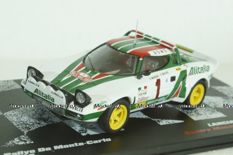 Lancia Stratos #1, Rally Monte Carlo 1977, Sandro Munari/Silvio Maiga, Vencedores de Rally #16, Altaya 1:43 ( Чешская Серия) с журналом!