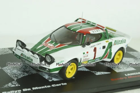 Lancia Stratos #1, Rally Monte Carlo 1977, Sandro Munari/Silvio Maiga, Vencedores de Rally #16, Altaya 1:43 ( Чешская Серия) с журналом!