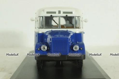 Кавз-651, бело/синий, 03001E, Classicbus 1:43