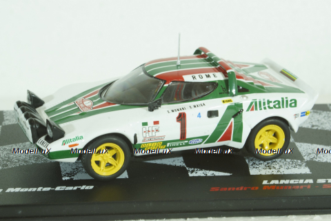 Lancia Stratos #1, Rally Monte Carlo 1977, Sandro Munari/Silvio Maiga, Vencedores de Rally #16, Altaya 1:43 ( Чешская Серия) с журналом!