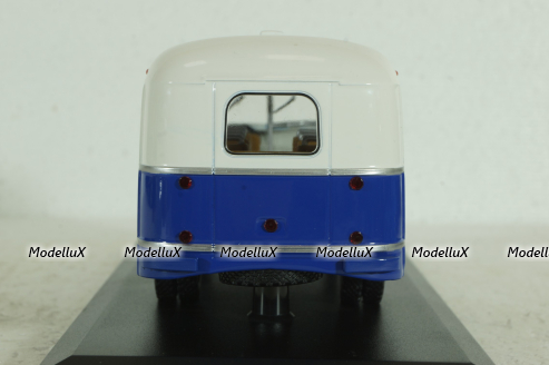 Кавз-651, бело/синий, 03001E, Classicbus 1:43