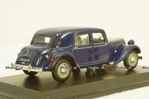 Citroen Traction 15 Six H 1955, dark blue, Atlas 1:43