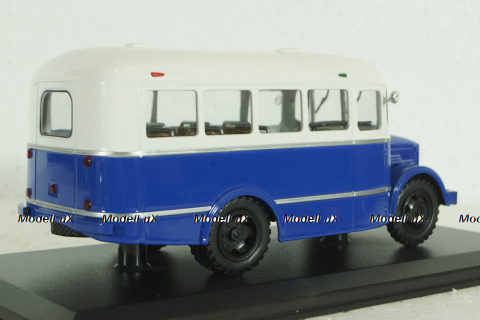 Кавз-651, бело/синий, 03001E, Classicbus 1:43