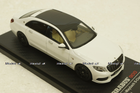 Mercedes Maybach S-Class S600  Brabus 900 2018 white, Almost Real 1:43