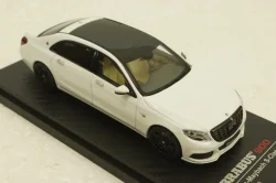 Mercedes Maybach S-Class S600  Brabus 900 2018 white, Almost Real 1:43