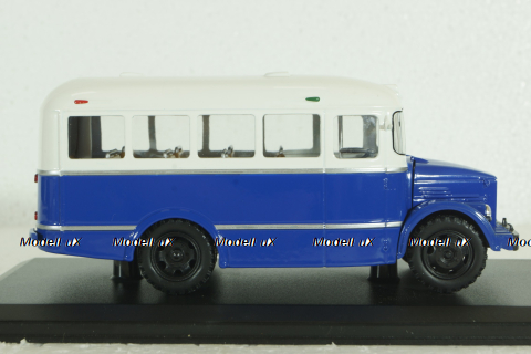 Кавз-651, бело/синий, 03001E, Classicbus 1:43