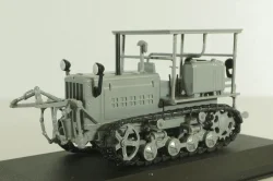 ДТ-57 трактор 1957, серый, ТРАКТОРЫ история,люди,машины (Hachette) №34 1:43