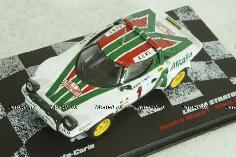 Lancia Stratos #1, Rally Monte Carlo 1977, Sandro Munari/Silvio Maiga, Vencedores de Rally #16, Altaya 1:43 ( Чешская Серия) с журналом!