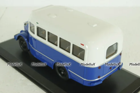 Кавз-651, бело/синий, 03001E, Classicbus 1:43