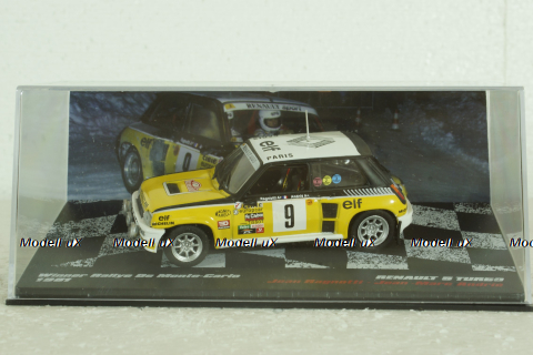 Renault 5 Turbo #9, Rally Monte Carlo 1981, Jean Ragnotti/Jean-Marc Andrie, Vencedores de Rally #9, Altaya 1:43 ( Чешская Серия) с журналом!