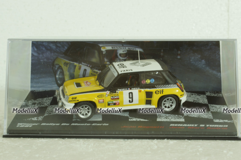 Renault 5 Turbo #9, Rally Monte Carlo 1981, Jean Ragnotti/Jean-Marc Andrie, Vencedores de Rally #9, Altaya 1:43 ( Чешская Серия) с журналом!
