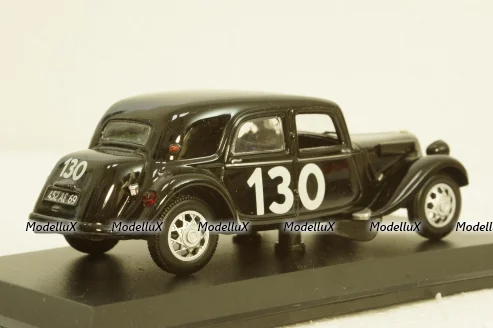 Citroen Traction 15 six de Rallyes 1954, black , Atlas 1:43