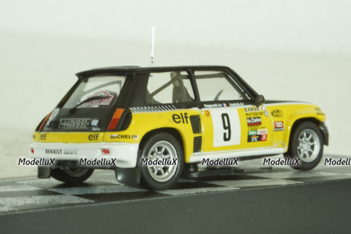 Renault 5 Turbo #9, Rally Monte Carlo 1981, Jean Ragnotti/Jean-Marc Andrie, Vencedores de Rally #9, Altaya 1:43 ( Чешская Серия) с журналом!