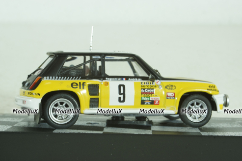 Renault 5 Turbo #9, Rally Monte Carlo 1981, Jean Ragnotti/Jean-Marc Andrie, Vencedores de Rally #9, Altaya 1:43 ( Чешская Серия) с журналом!