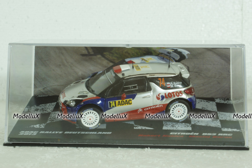 Citroen DS3 RRC #74, Rally Germany 2013, Robert Kubica/Maciej Baran,  Vencedores de Rally #23, Altaya 1:43 ( Чешская Серия) с журналом!