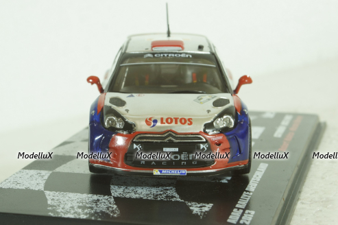 Citroen DS3 RRC #74, Rally Germany 2013, Robert Kubica/Maciej Baran,  Vencedores de Rally #23, Altaya 1:43 ( Чешская Серия) с журналом!