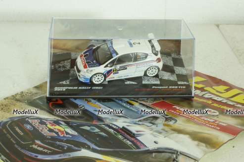 Peugeot 208 T16 #2, Rally Akropolis 2014, Craig Breen/Scott Martin, Vencedores de Rally #17, Altaya 1:43 ( Чешская Серия) с журналом!