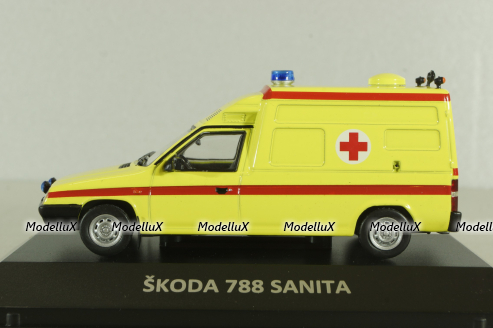Skoda 788 Sanita 1999, KS099, KALEIDOSKOP SKODA #99 (DeAgostini) 1:43,