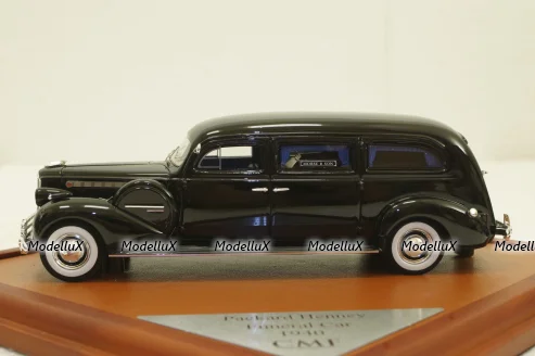 Packard Henney Hearse 1940, black, CMF43065, CMF 1:43