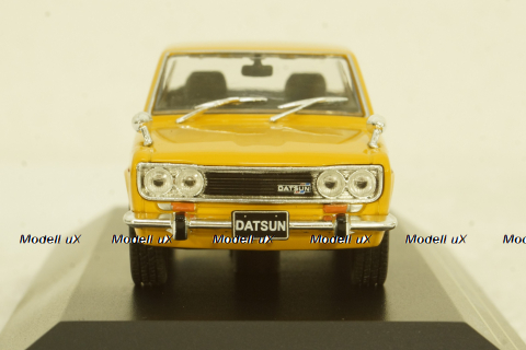 Datsun 510 Sedan 1971 Yellow, F43-136, First 43 1:43