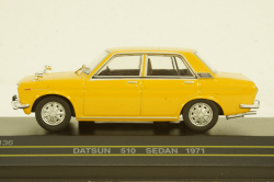 Datsun 510 Sedan 1971 Yellow, F43-136, First 43 1:43