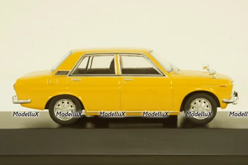 Datsun 510 Sedan 1971 Yellow, F43-136, First 43 1:43