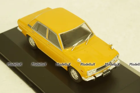 Datsun 510 Sedan 1971 Yellow, F43-136, First 43 1:43