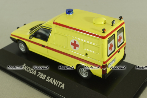 Skoda 788 Sanita 1999, KS099, KALEIDOSKOP SKODA #99 (DeAgostini) 1:43,