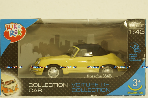 Porsche 536B yellow, Rik&Rok (Cararama) 1:43