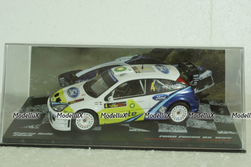 Ford Focus RS WRC #4, Rally Cyprus 2005, Roman Kresta/Jan Mozny, Vencedores de Rally #12, Altaya 1:43 ( Чешская Серия) с журналом!