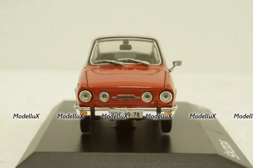Skoda 110 R red 1980, 143ABS-707BX, Abrex 1:43