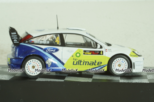 Ford Focus RS WRC #4, Rally Cyprus 2005, Roman Kresta/Jan Mozny, Vencedores de Rally #12, Altaya 1:43 ( Чешская Серия) с журналом!