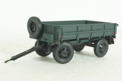 Прицеп 2-ПН-2 с дугами, зеленый 600202, DiP Models 1:43