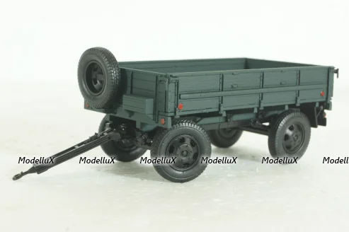 Прицеп 2-ПН-2 с дугами, зеленый 600202, DiP Models 1:43