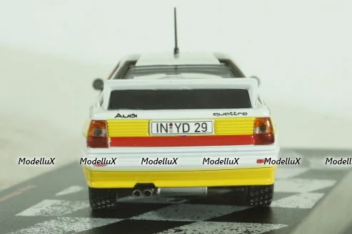 Audi Quattro A2 #10, Winner Acropolis Rally 1984, Stig Blomqvist/Bjorn Cederberg, Vencedores de Rally , Altaya 1:43