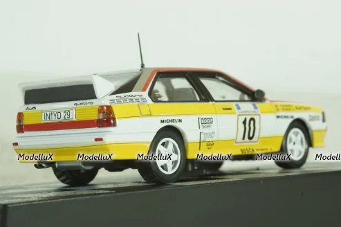 Audi Quattro A2 #10, Winner Acropolis Rally 1984, Stig Blomqvist/Bjorn Cederberg, Vencedores de Rally , Altaya 1:43