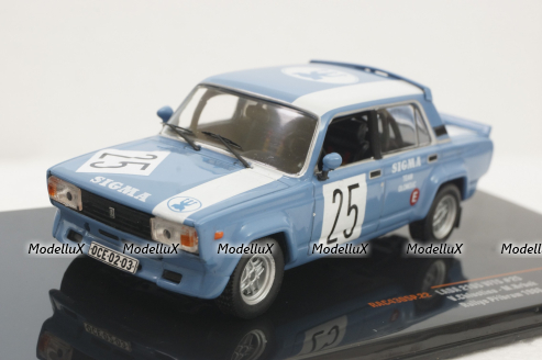 Ваз-2105 Lada VFTS, No.25, Rally Pribram, V.Chlustina/M.Hrbek, 1986, RAC430, IXO 1:43
